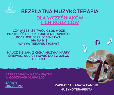 MUZYKOTERAPIA Wpis na Facebooku 1