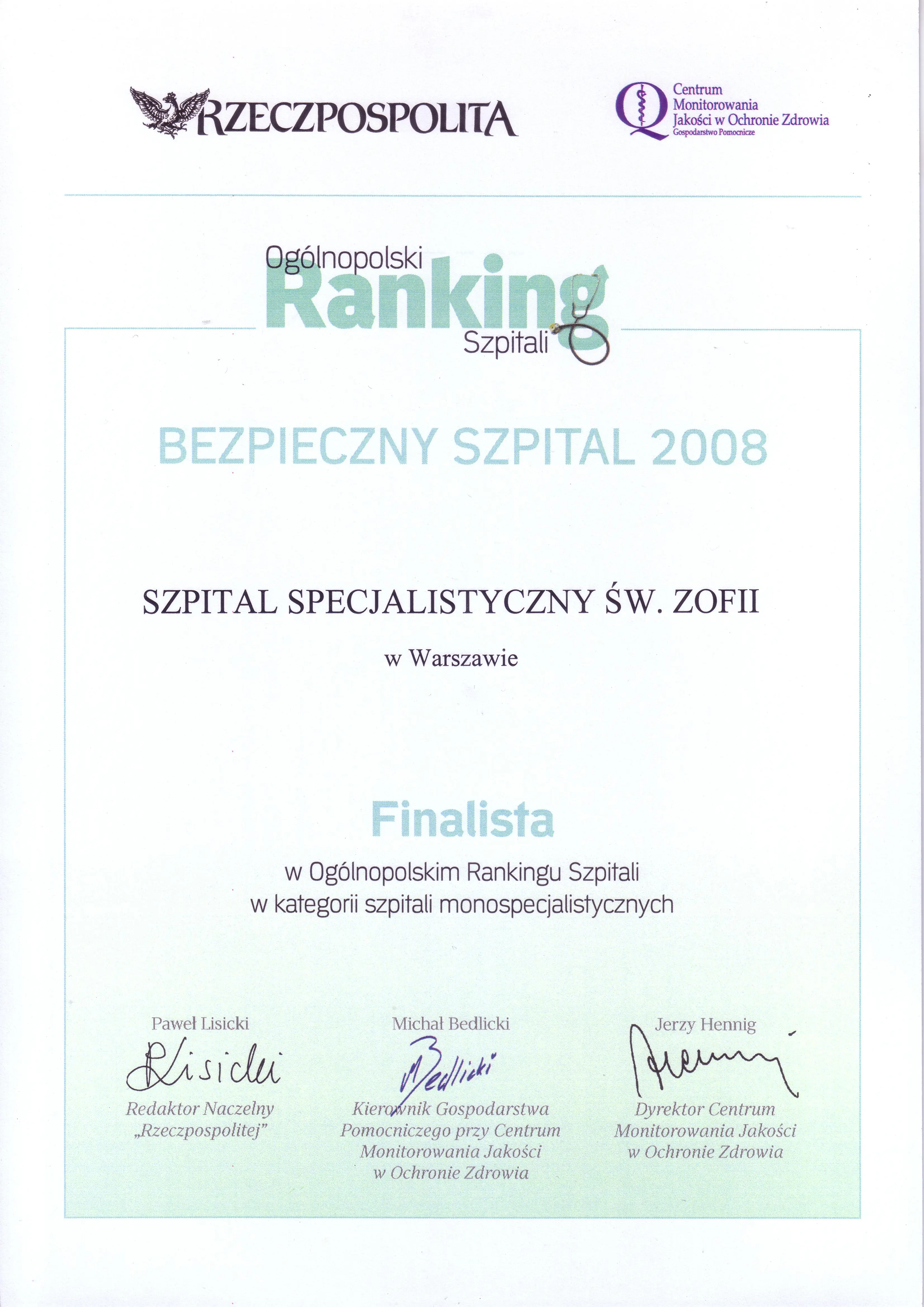 Ranking 2008